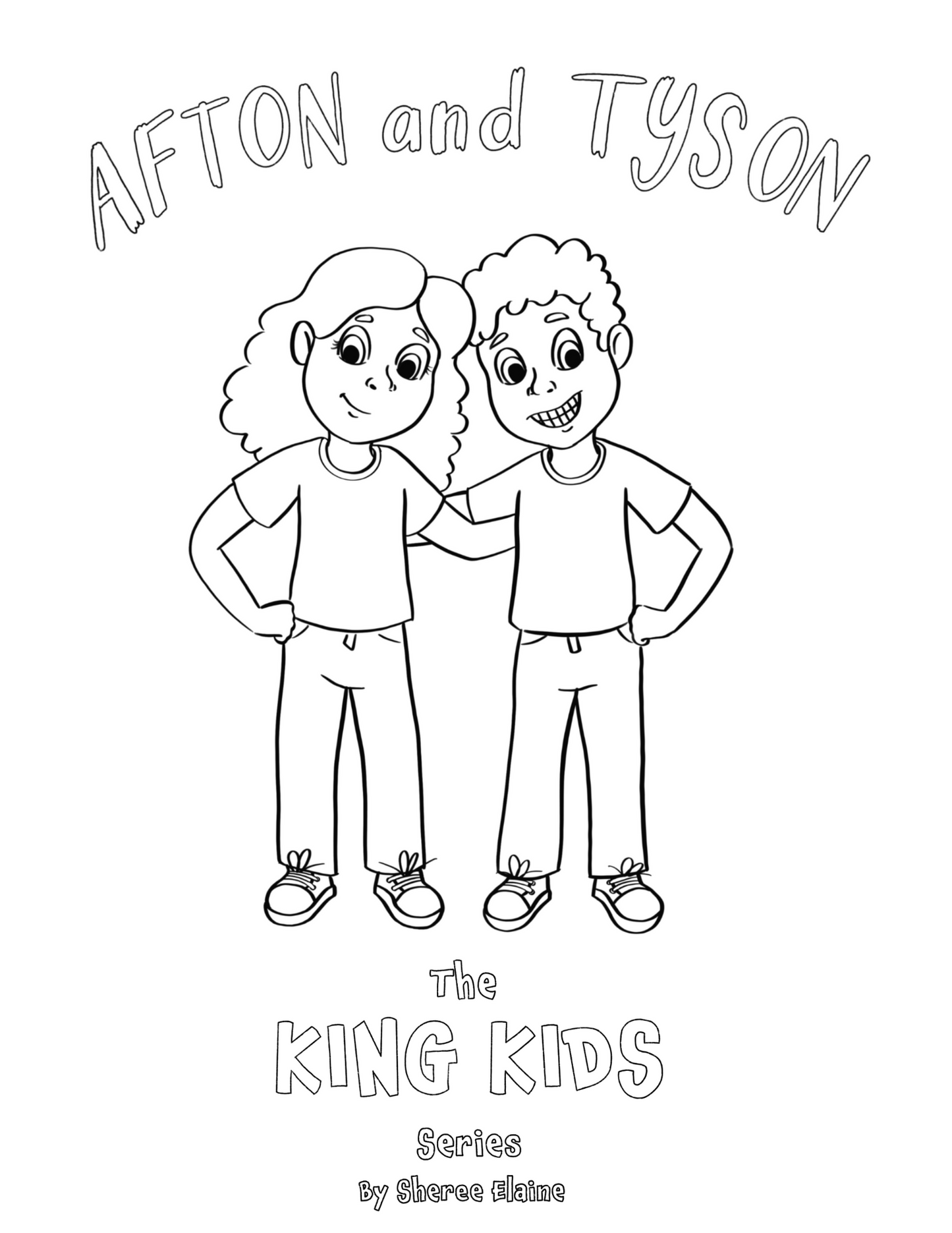 Twins Coloring Page