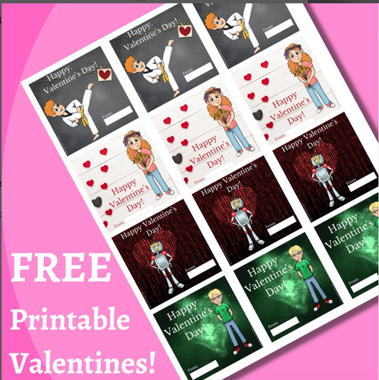 King Kids Valentine Printable